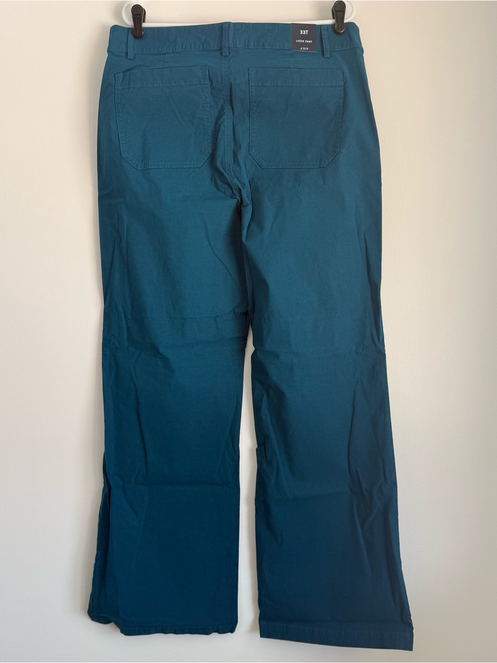 NWT J. Crew Lizzie Wide Leg Pocket Pants Size 33T - Picture 3 of 6